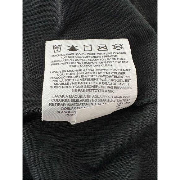 Nike Women’s Black Just Do It Print Slim Fit V-Neck‎ T-Shirt Size Medium - Picture 6 of 6